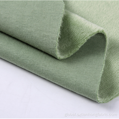 Basic Knitted Fabrics Polar Fleece Pure Color Knitted Flannelette Factory